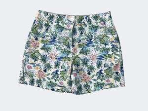 Caribbean Joe Tropical Beach Palm Tree Print Shorts Size 4